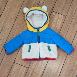 Baby Boden Hooded Jacket with Cute Ears 0-3 Mos